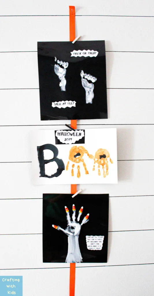 Halloween handprint craft
