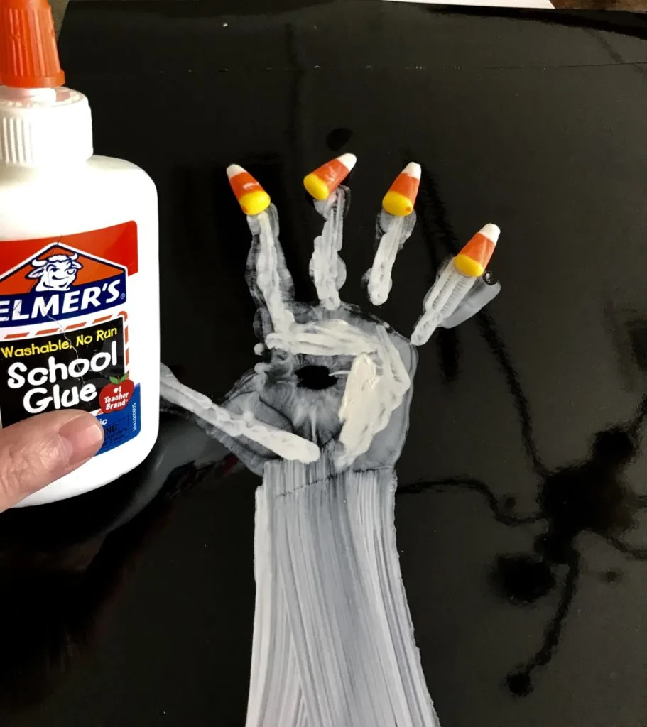 Halloween handprint sign