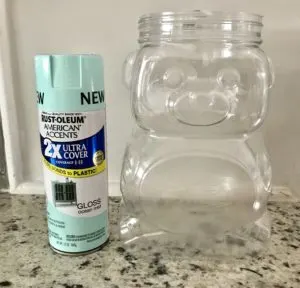 cleaned animal cracker bear jug