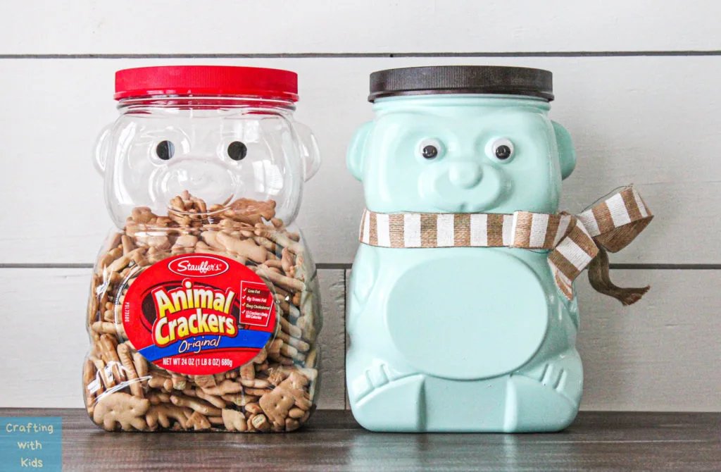 Animal Cracker Bear Jug turned piggy bank