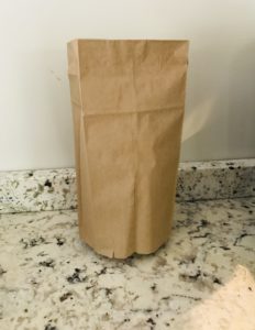 paper bag nerf target