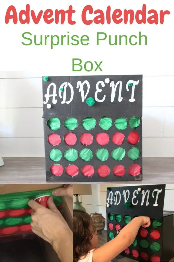 Advent Calendar surprise Punch box