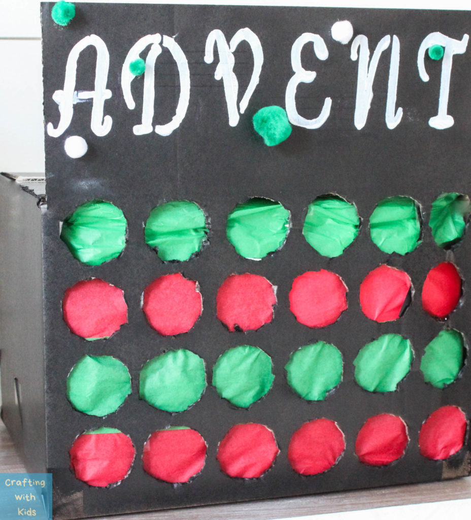 DIY Punch Out Advent Calendar - It's Always Autumn