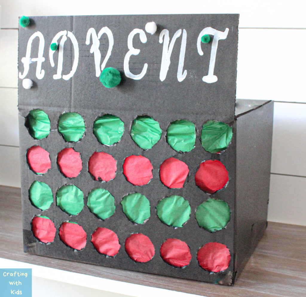 How to Make an Advent Calendar Surprise Punch Box that Kids Will Love