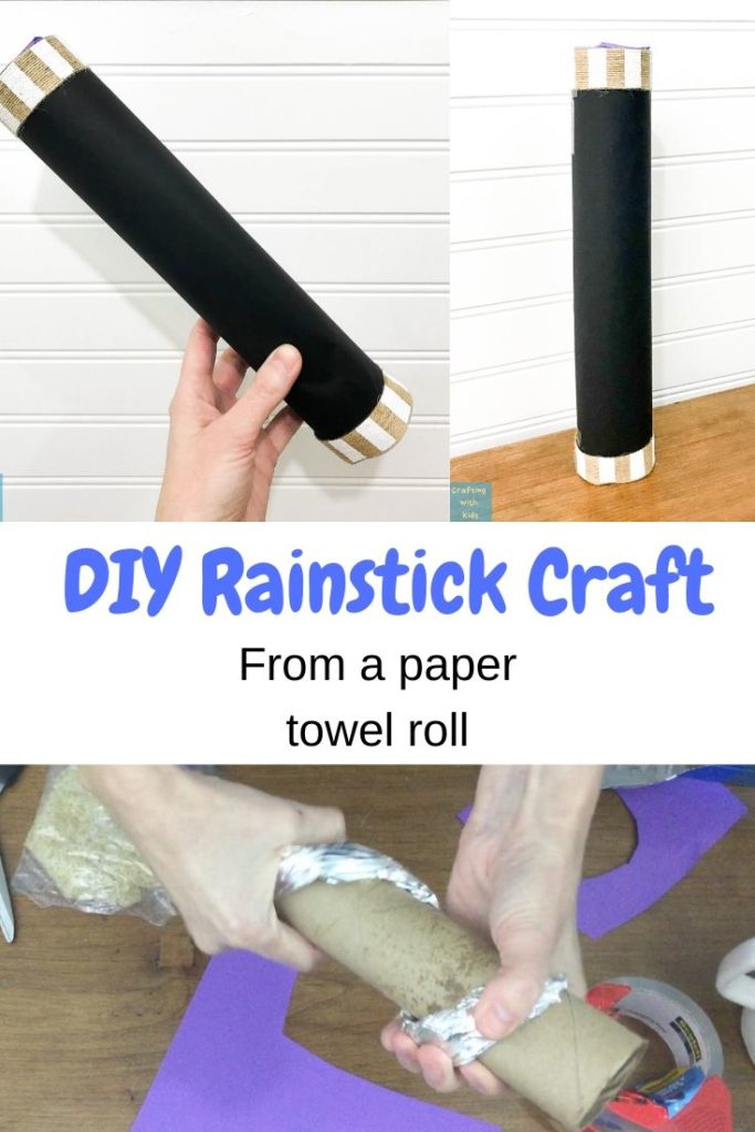 DIY rainstick craft