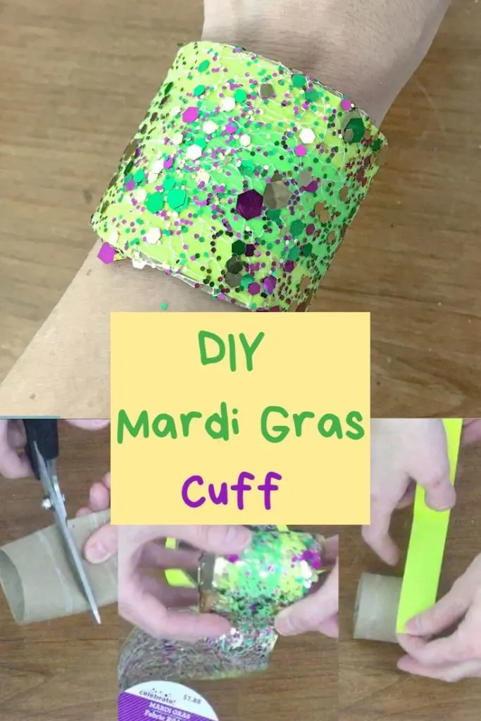 DIY Paper Mardi Gras Beads