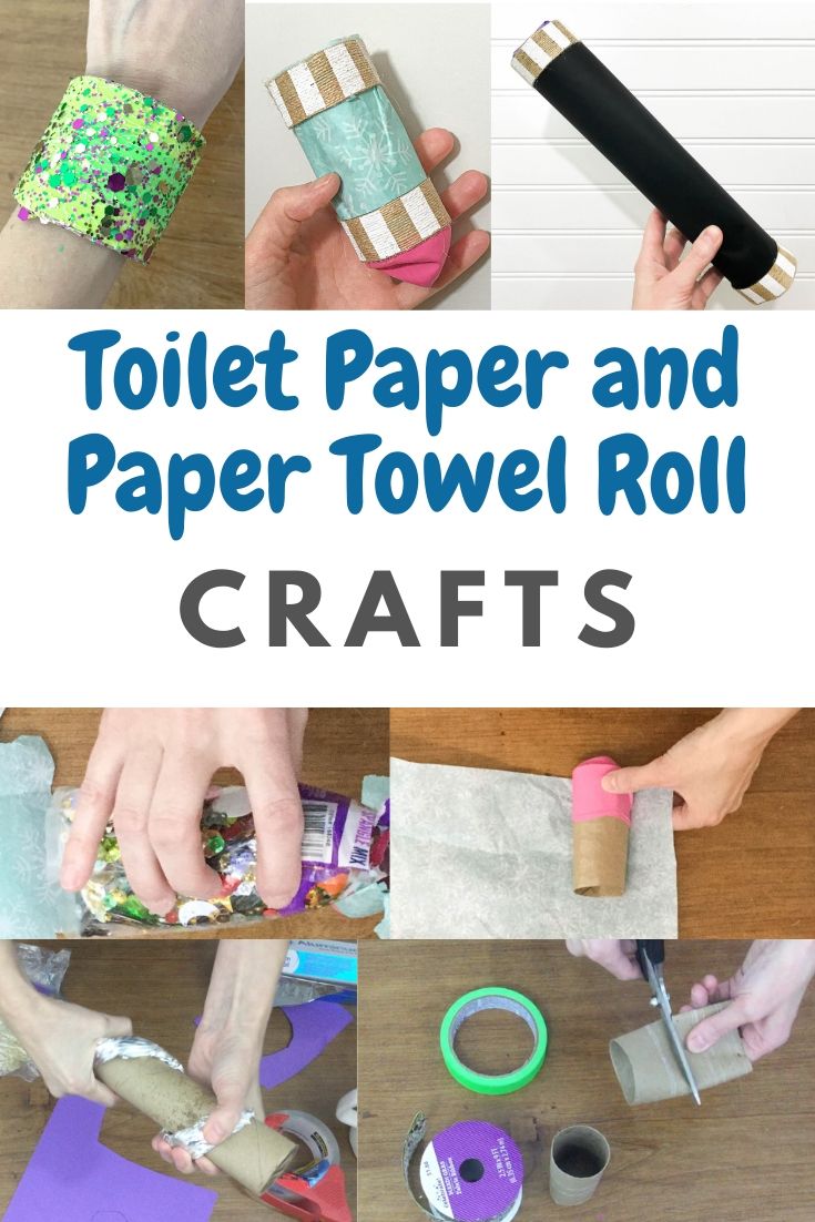 toilet paper roll crafts and paper towel roll crafts