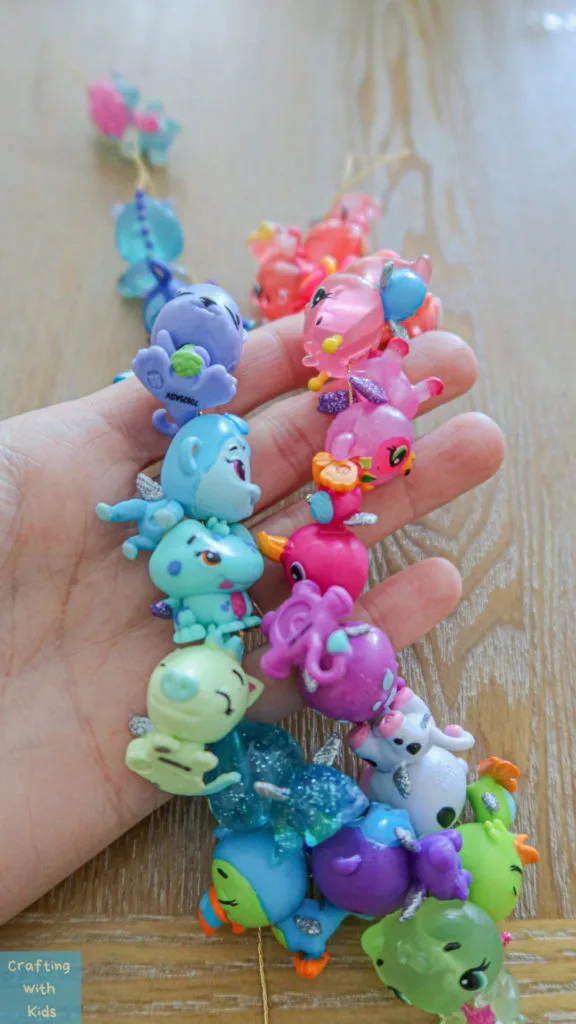 Hatchimals on a string