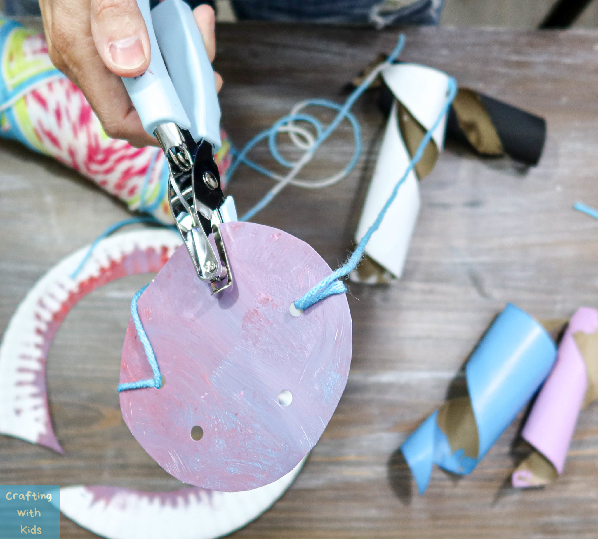 Easiest Toilet Paper Roll Wind Chimes from Toilet Paper Tubes