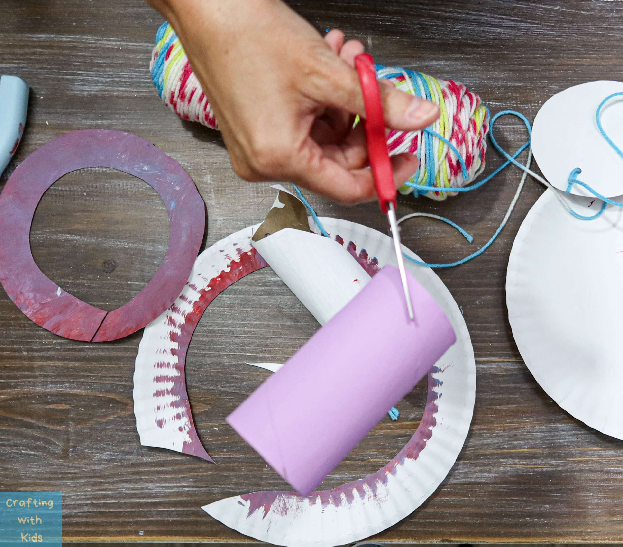 Easiest Toilet Paper Roll Wind Chimes from Toilet Paper Tubes