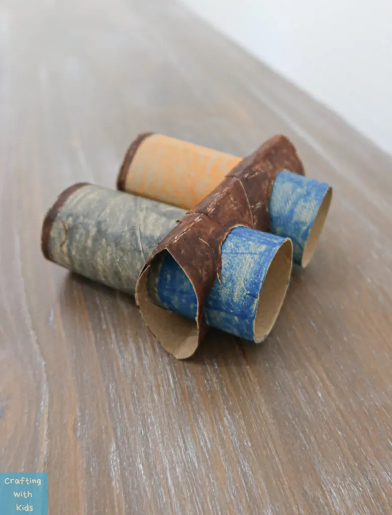 toilet paper tube binoculars