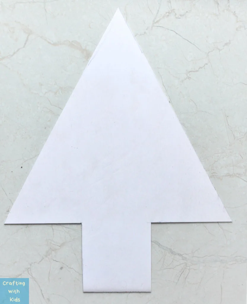 template for Christmas tree