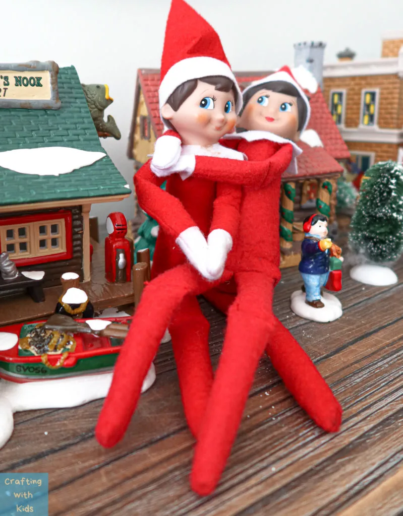 elf on the shelf mom and dad