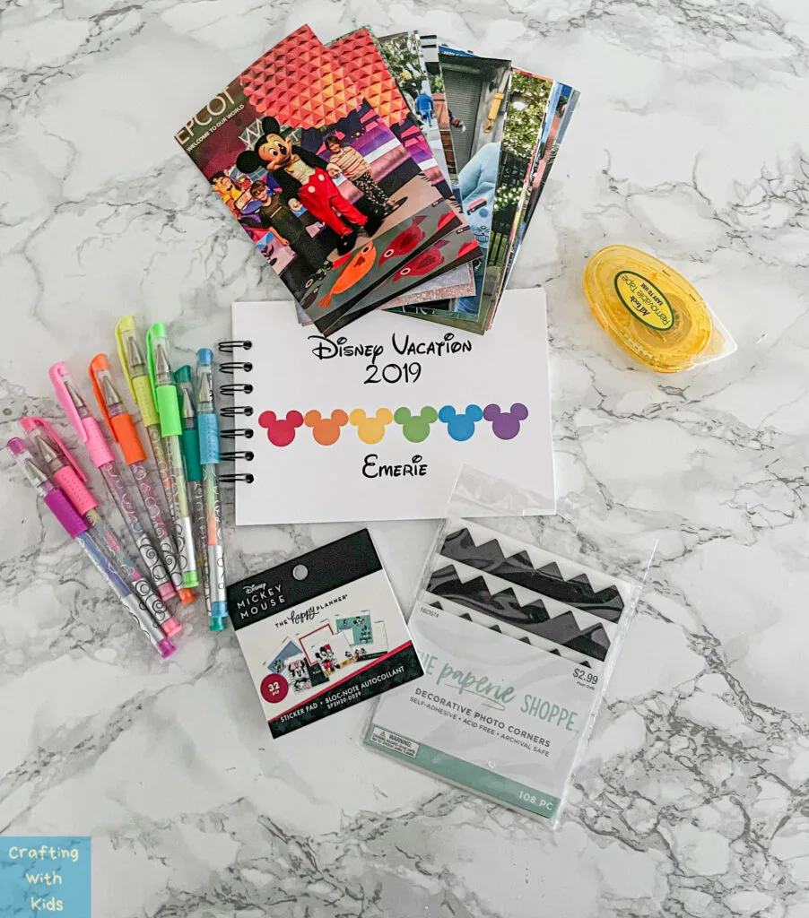 Disney memory book supplies