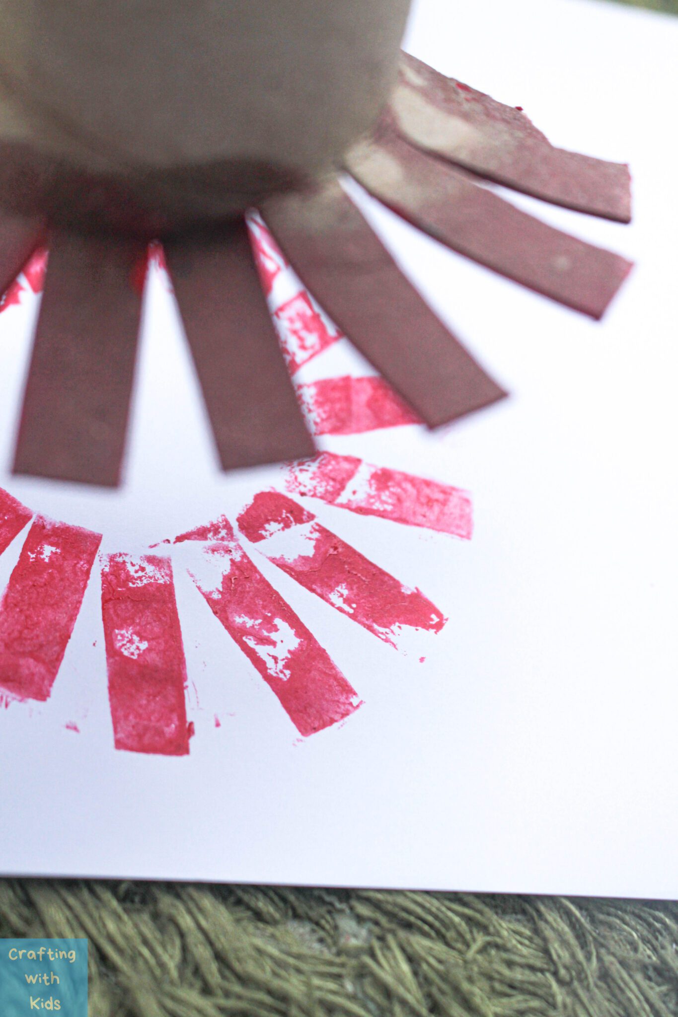 Toilet Paper Roll Fireworks Kids Craft for 4th of July