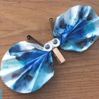 coffee filter butterfly craft