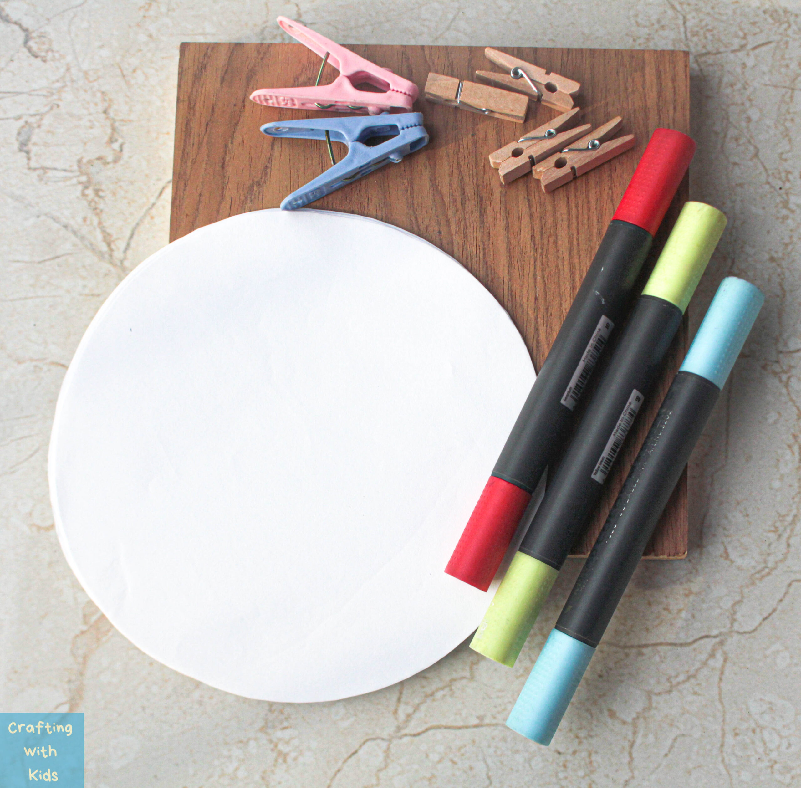 Coffee Filter Butterfly Craft with Butterfly Chromatography