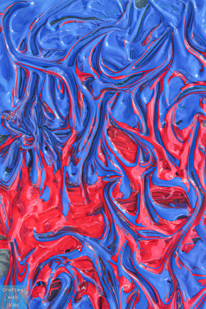 mixed acrylic paint for rock dip painting