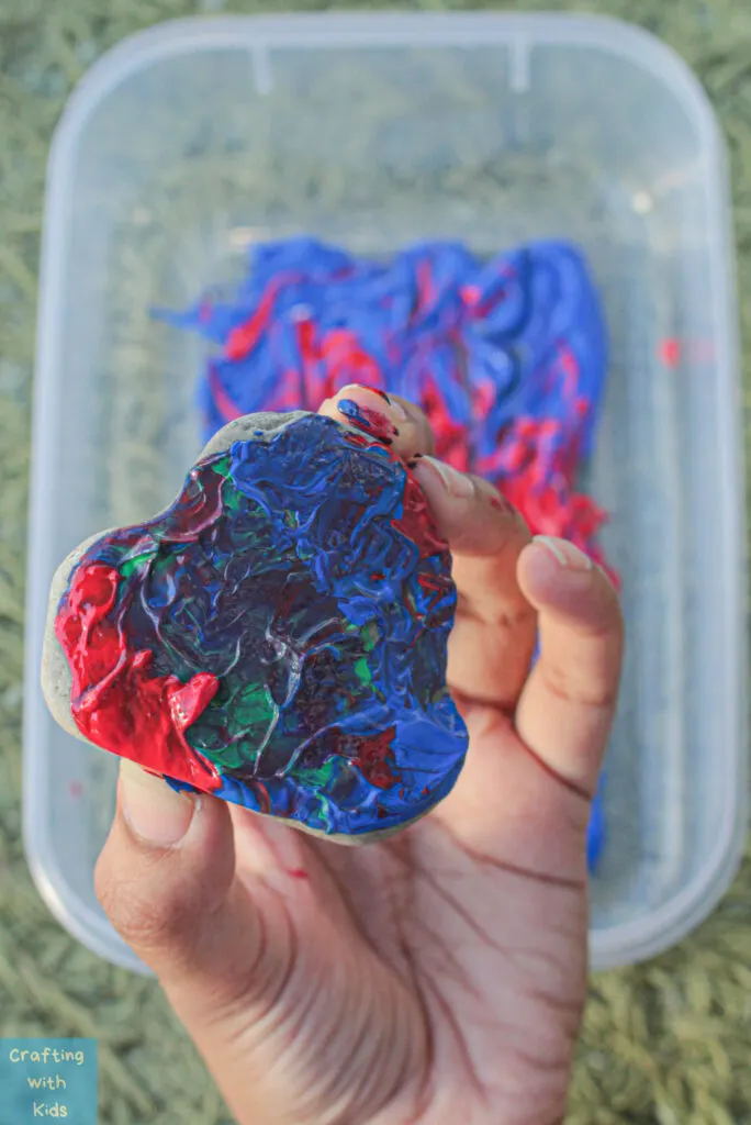 rock dip painting technique