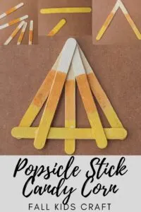 popsicle stick candy corn craft