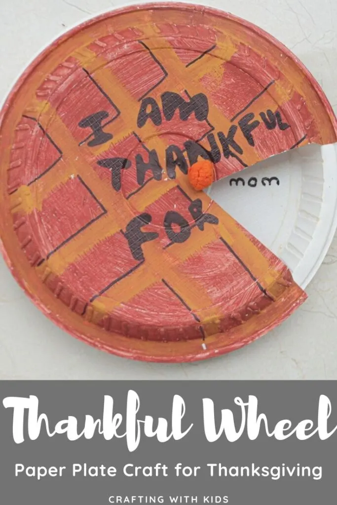 Paper Plate Pie Craft - Our Kid Things