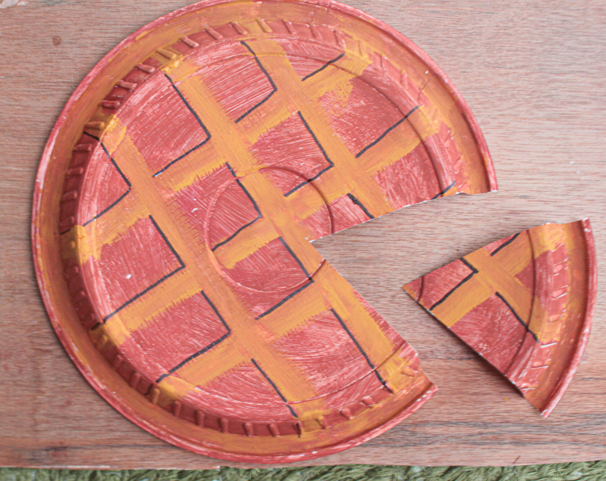 Paper Plate Craft with a 'Thankful For' Wheel for Thanksgiving