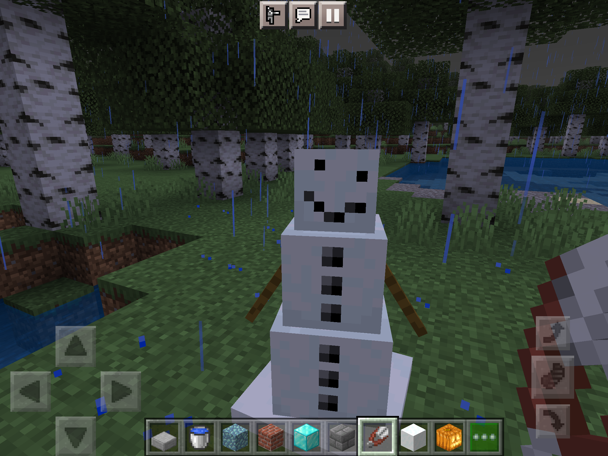 snowman in Minecraft