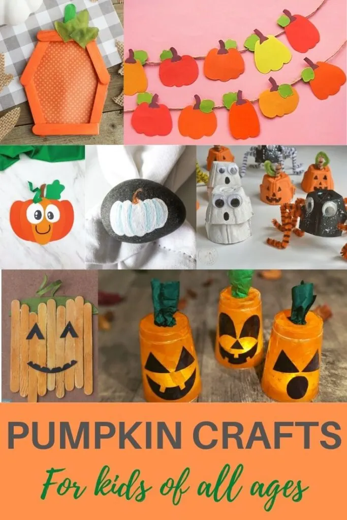 easy pumpkin crafts for kids of all ages