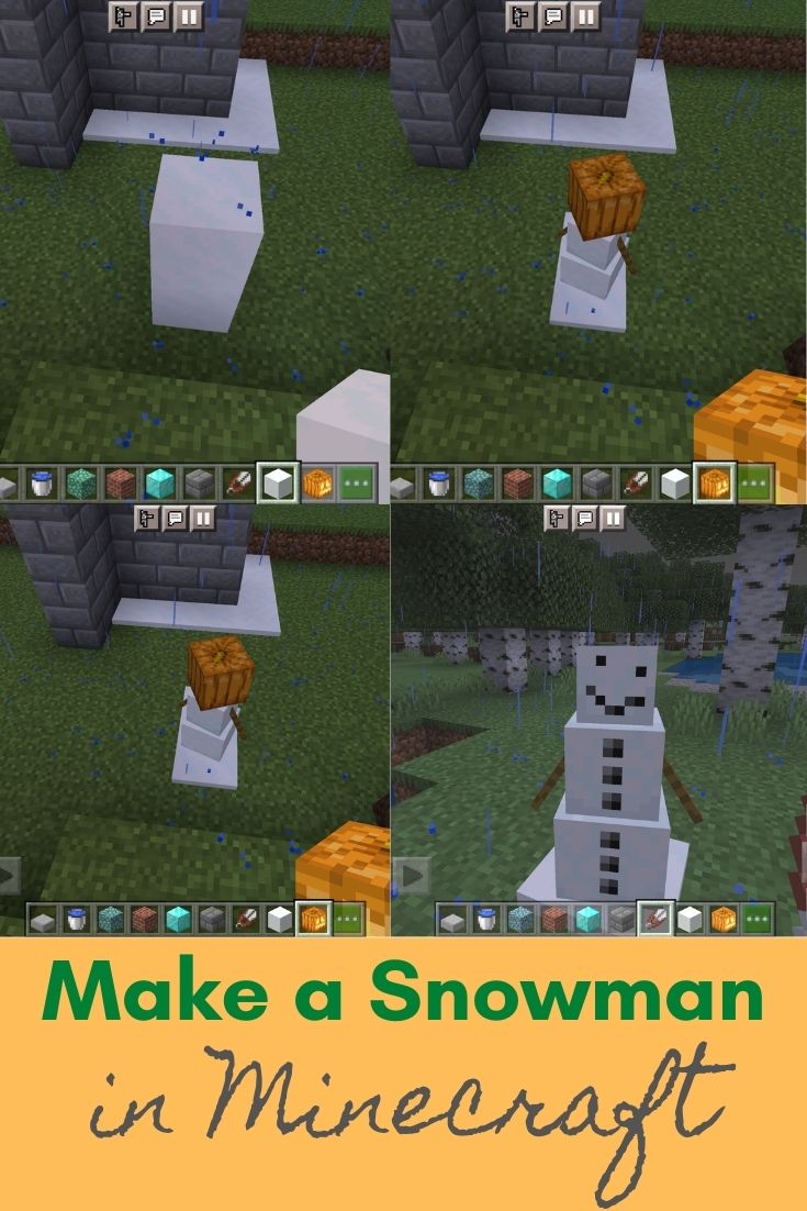 Minecraft Snow Golem Recipe