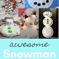 snowman kids crafts
