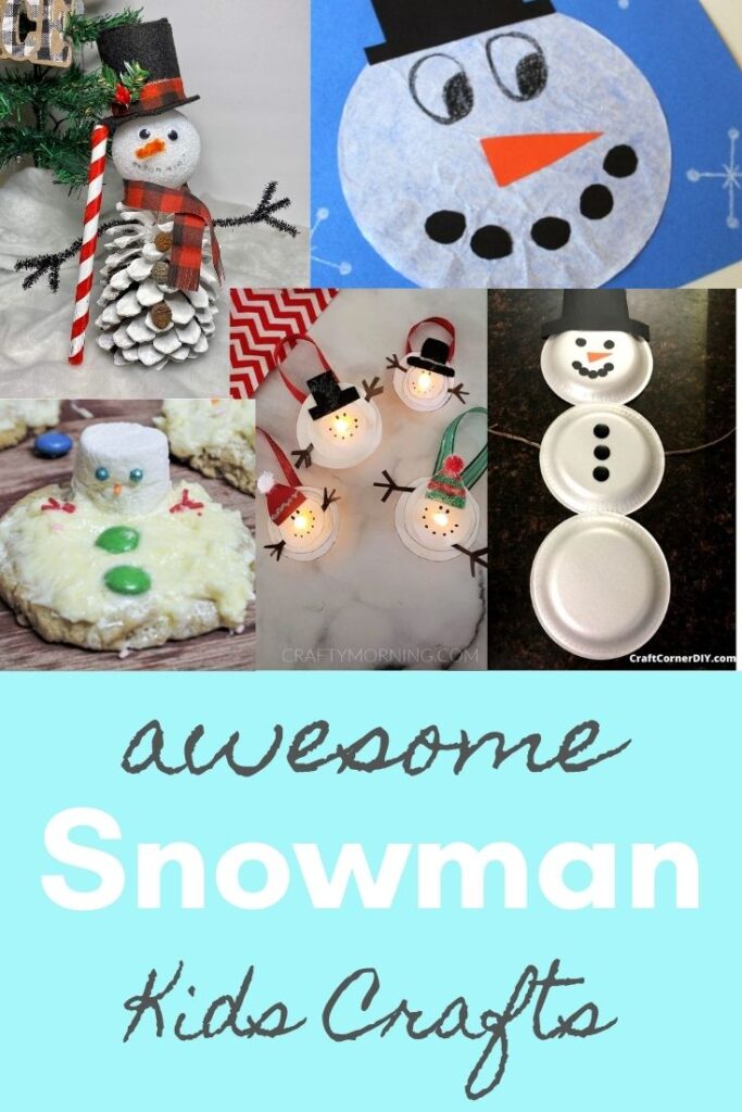 snowman kids crafts