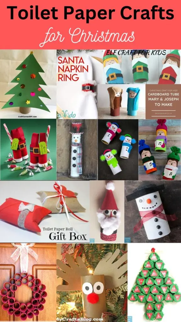 toilet paper roll crafts for Christmas