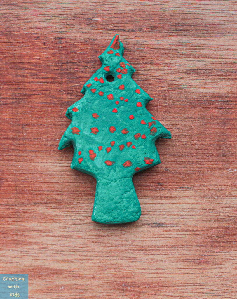 salt dough ornaments Christmas tree