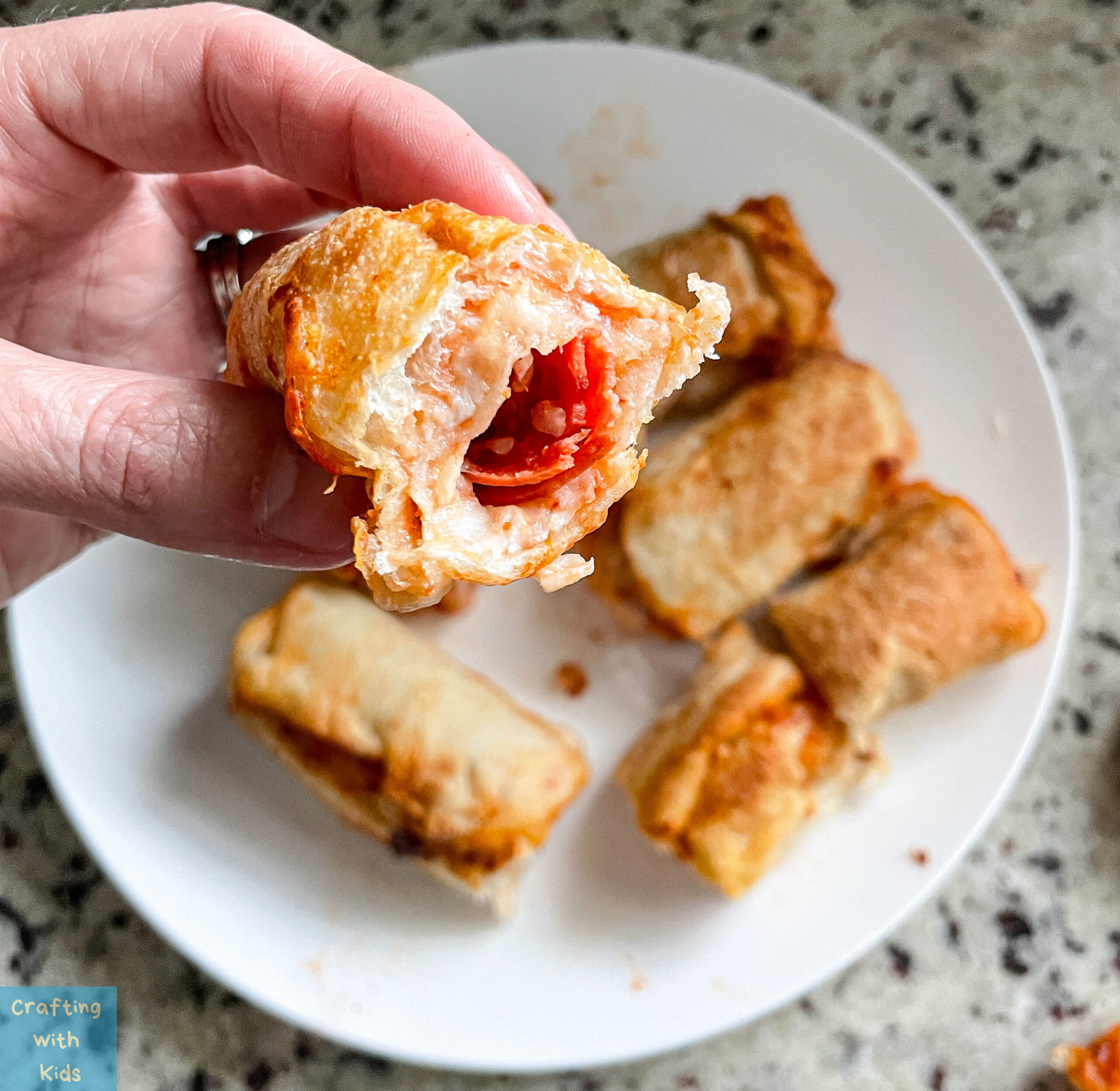 Easy Homemade Air Fryer Pizza Rolls with only Five Ingredients