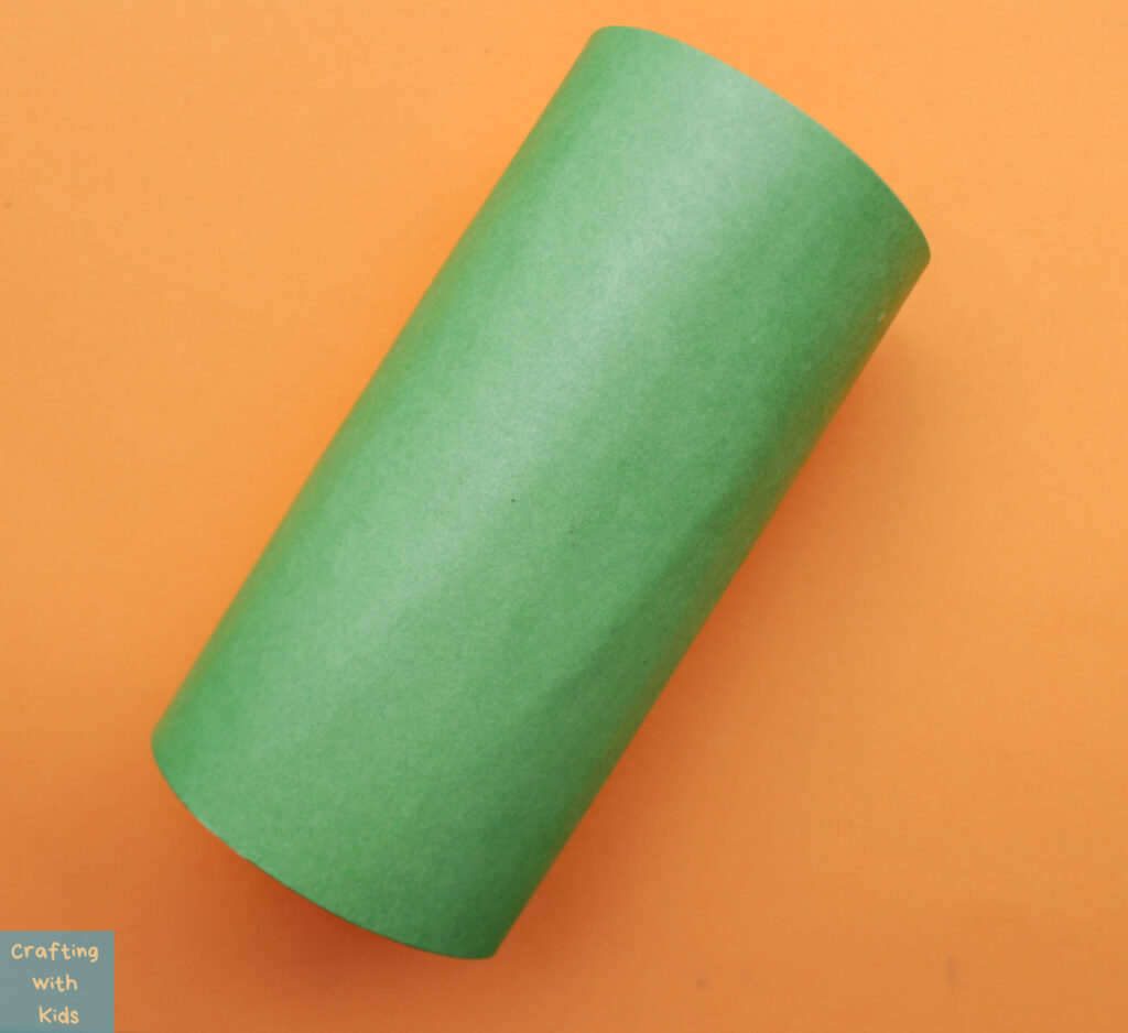 green toilet paper roll for Leprechaun