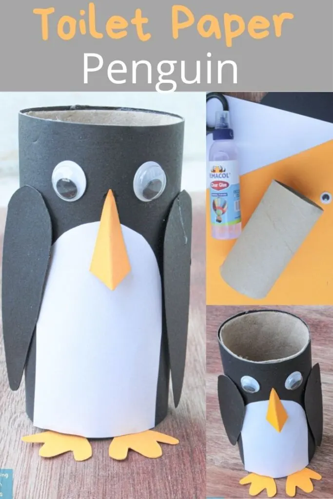 Toilet Paper Penguin Craft for Kids