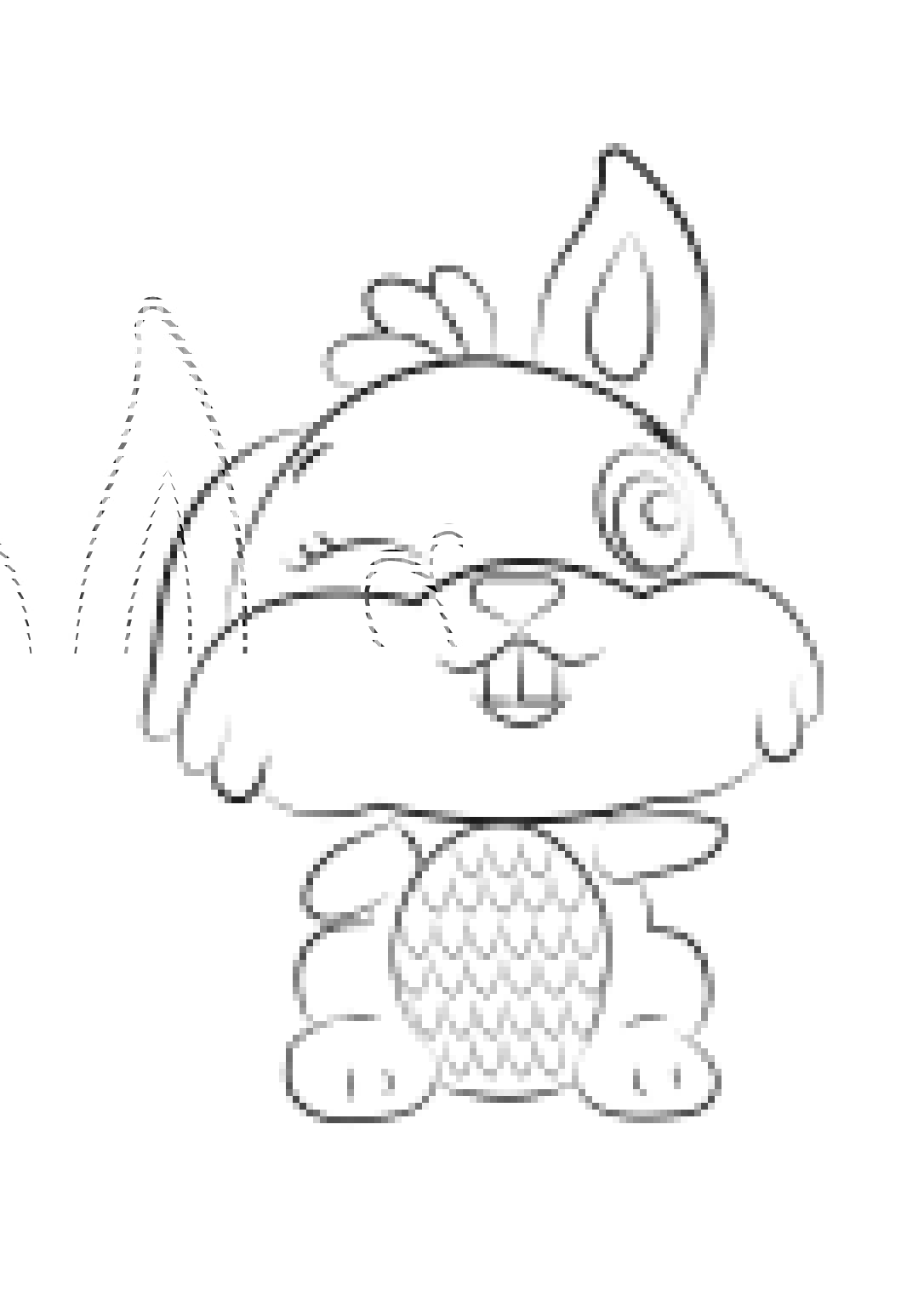 Six FREE Printable Hatchimals Coloring Pages
