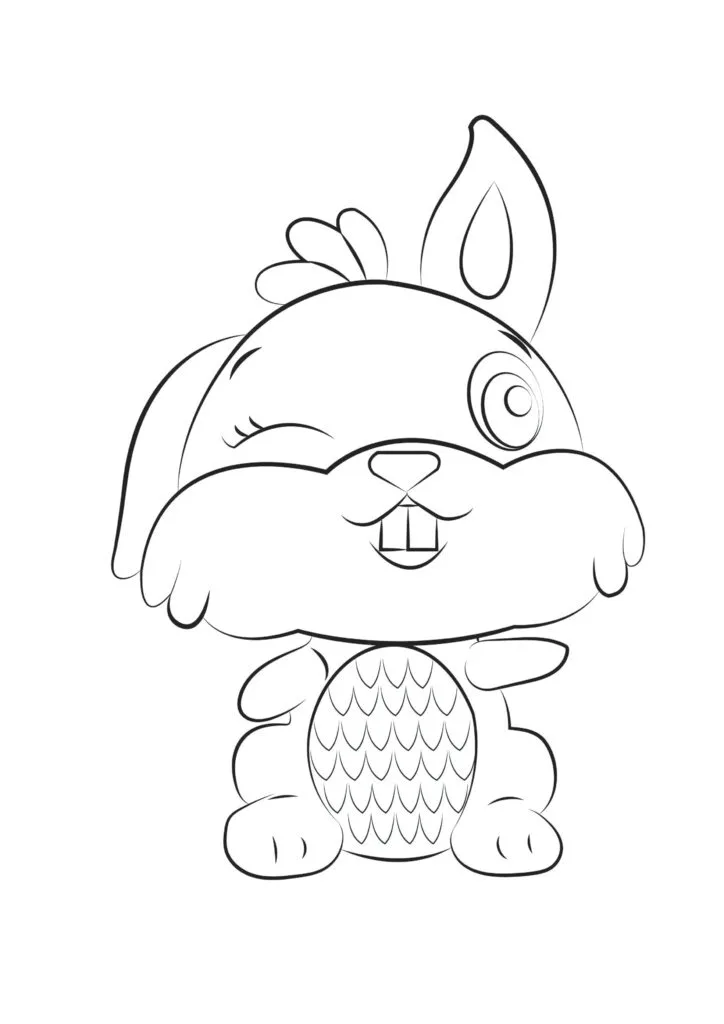 16+ Hatchimals Coloring Page