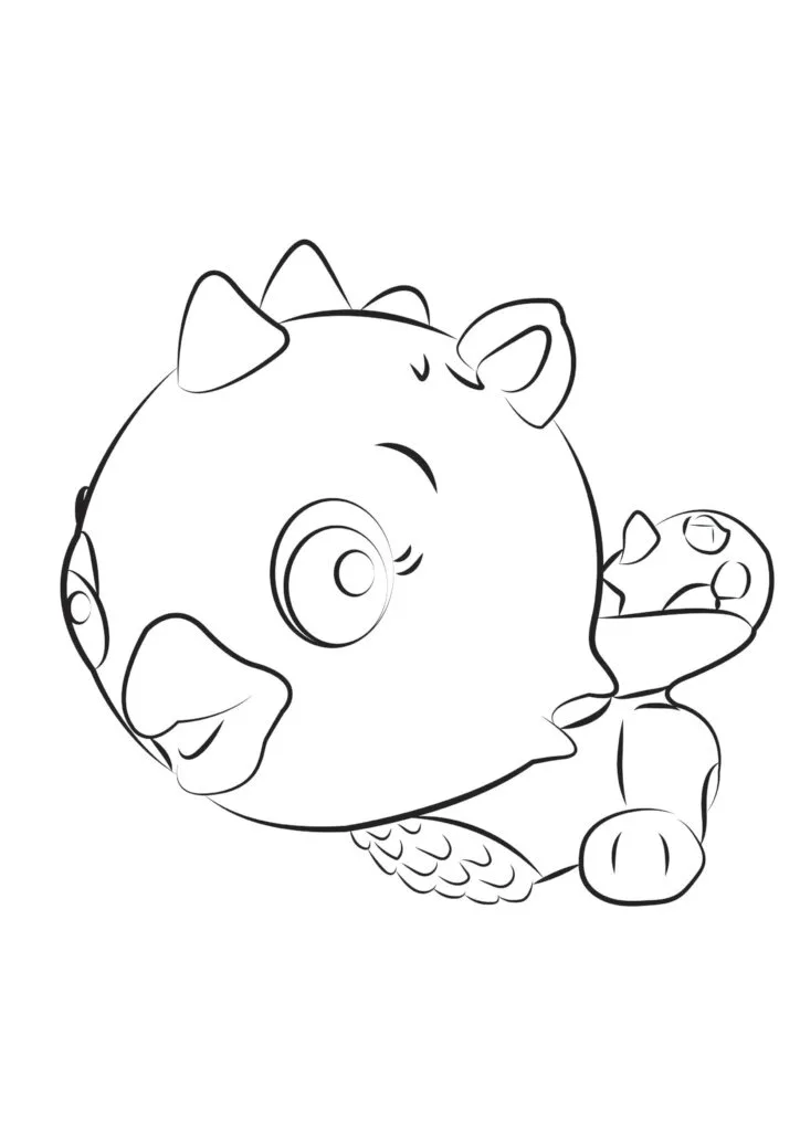 Hatchimals coloring page