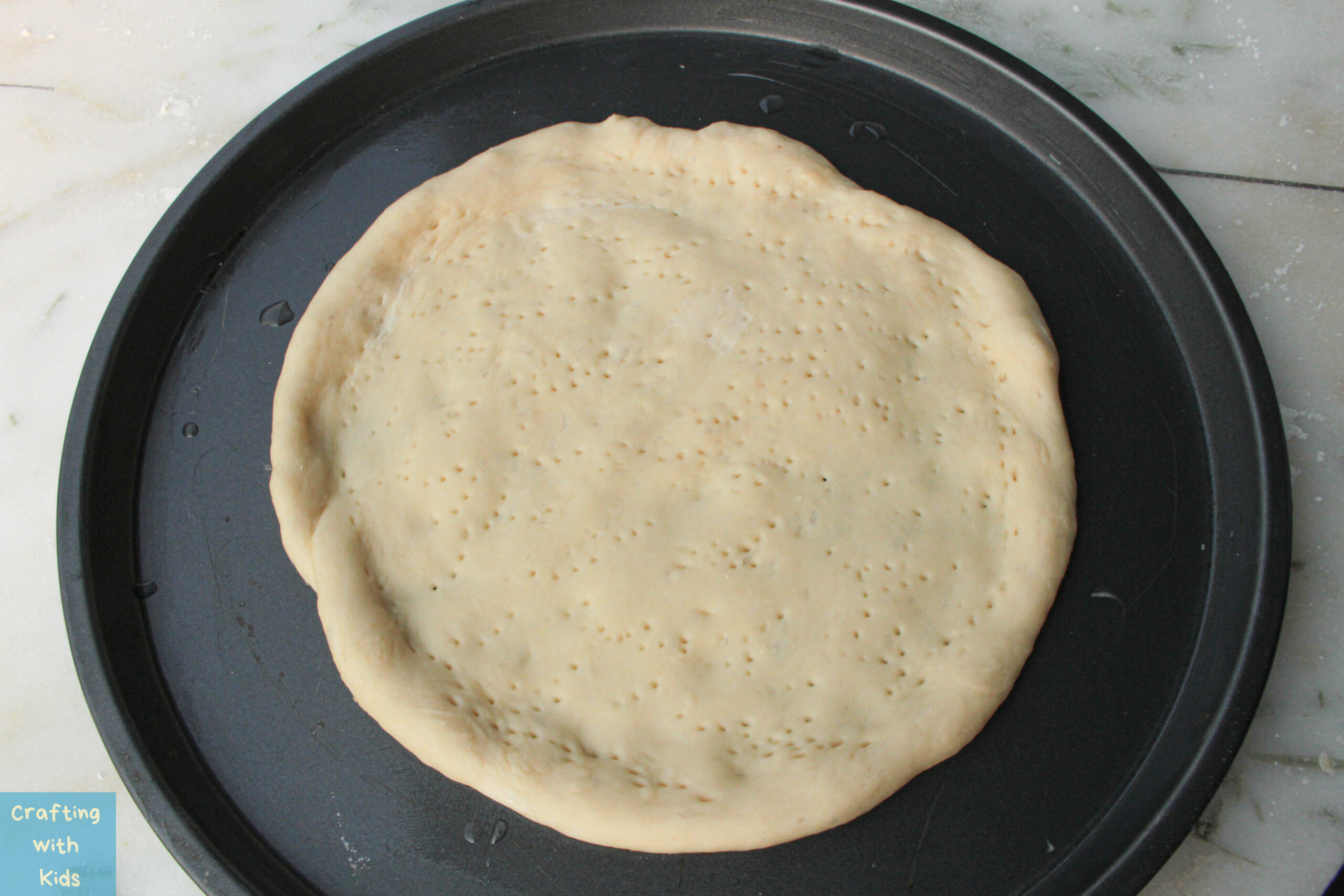 pillsbury pizza dough rolled out