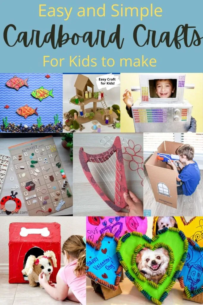cardboard crafts for kids to make 
