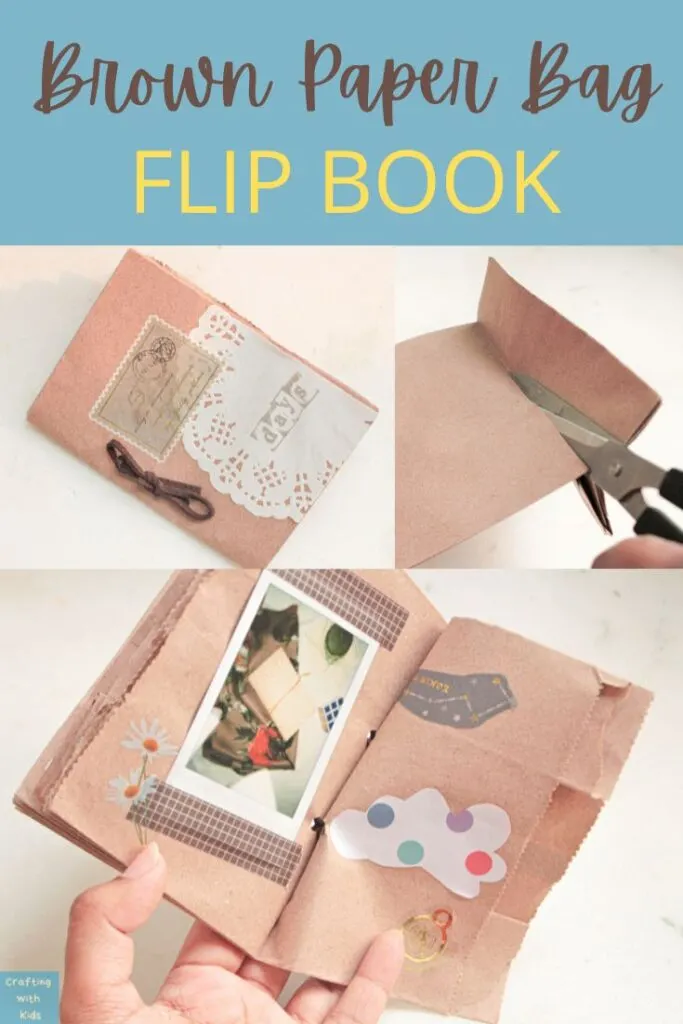 Paper Bag Craft for Kids with a Brown Bag Flip Book