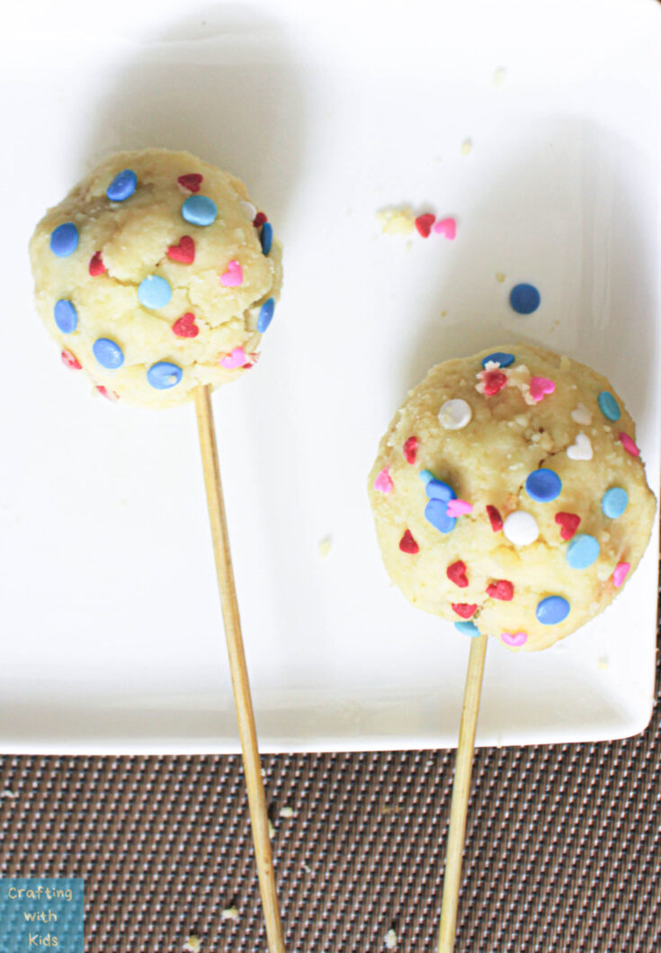no bake cake pops for 4th of July