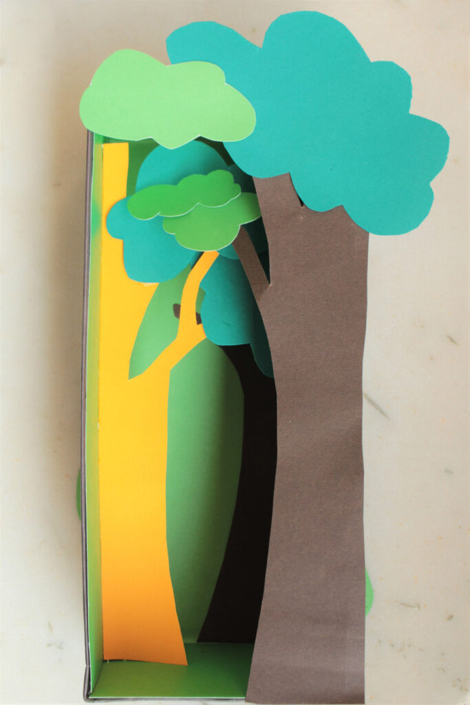 Rainforest Diorama trees