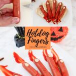 Halloween Hotdog fingers