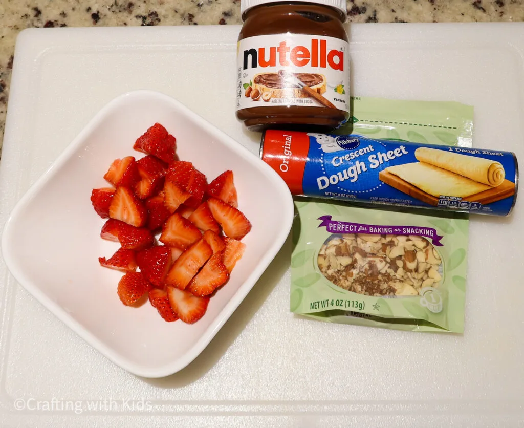 Nutella calzone ingredients
