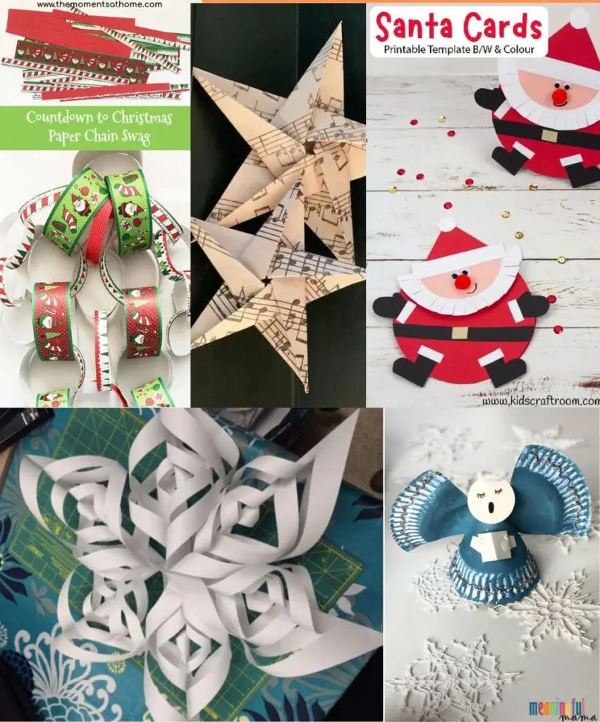 Christmas Crafts for older kids paper crafts