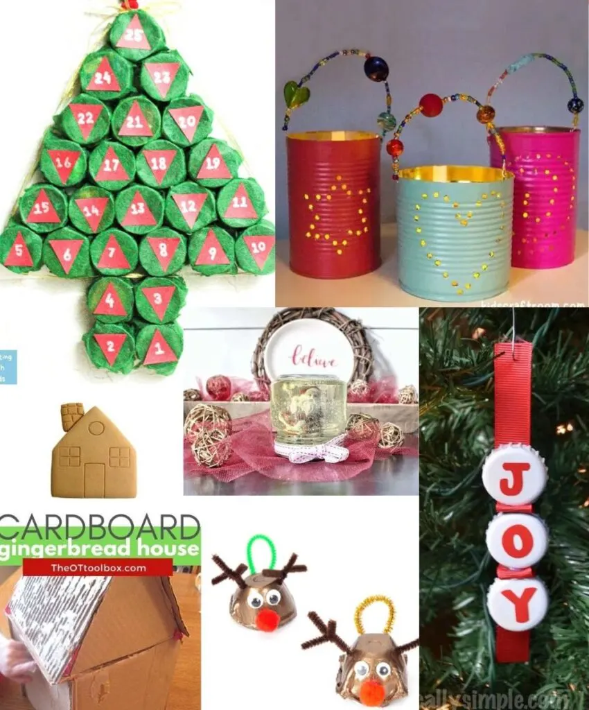 recycled Christmas crafts for older kids