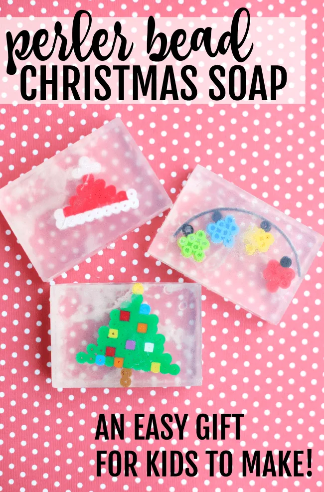 perler bead christmas soap