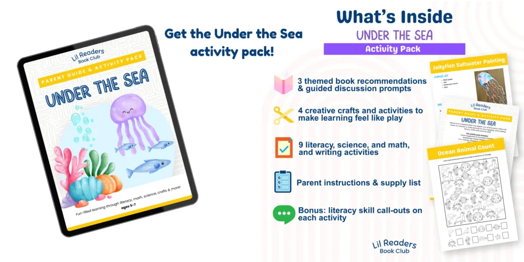 Under the Sea activity pack with crafts, games, and learning pages